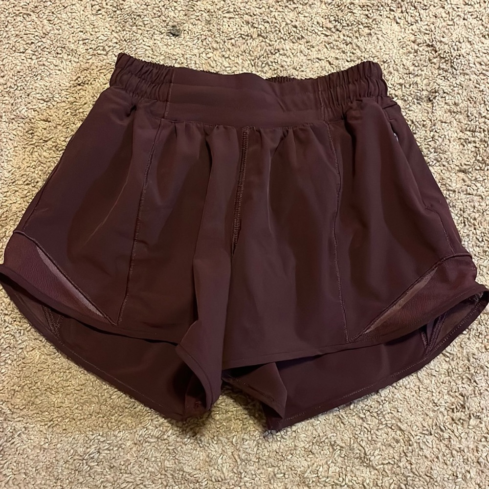 Maroon Hotty Hot Shorts